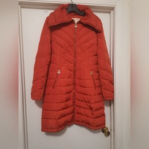 Michael Kors  Long Jacket, Color: Orange, Size: M